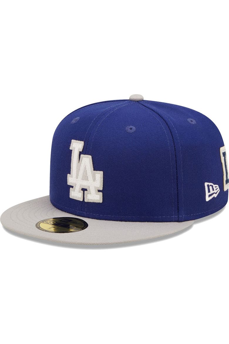 Men's New Era Royal/Gray Los Angeles Dodgers 2020 World Series Champions  Letterman 59FIFTY Fitted Hat, Alternate, color, Royal