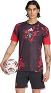 adidas Men's adidas Black Manchester United Home 2026/27 Pre-Match Top