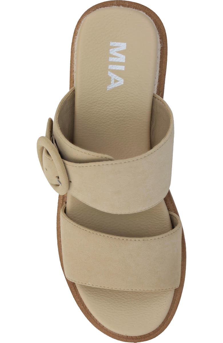 MIA Orla Platform Wedge Sandal, Alternate, color, Sand