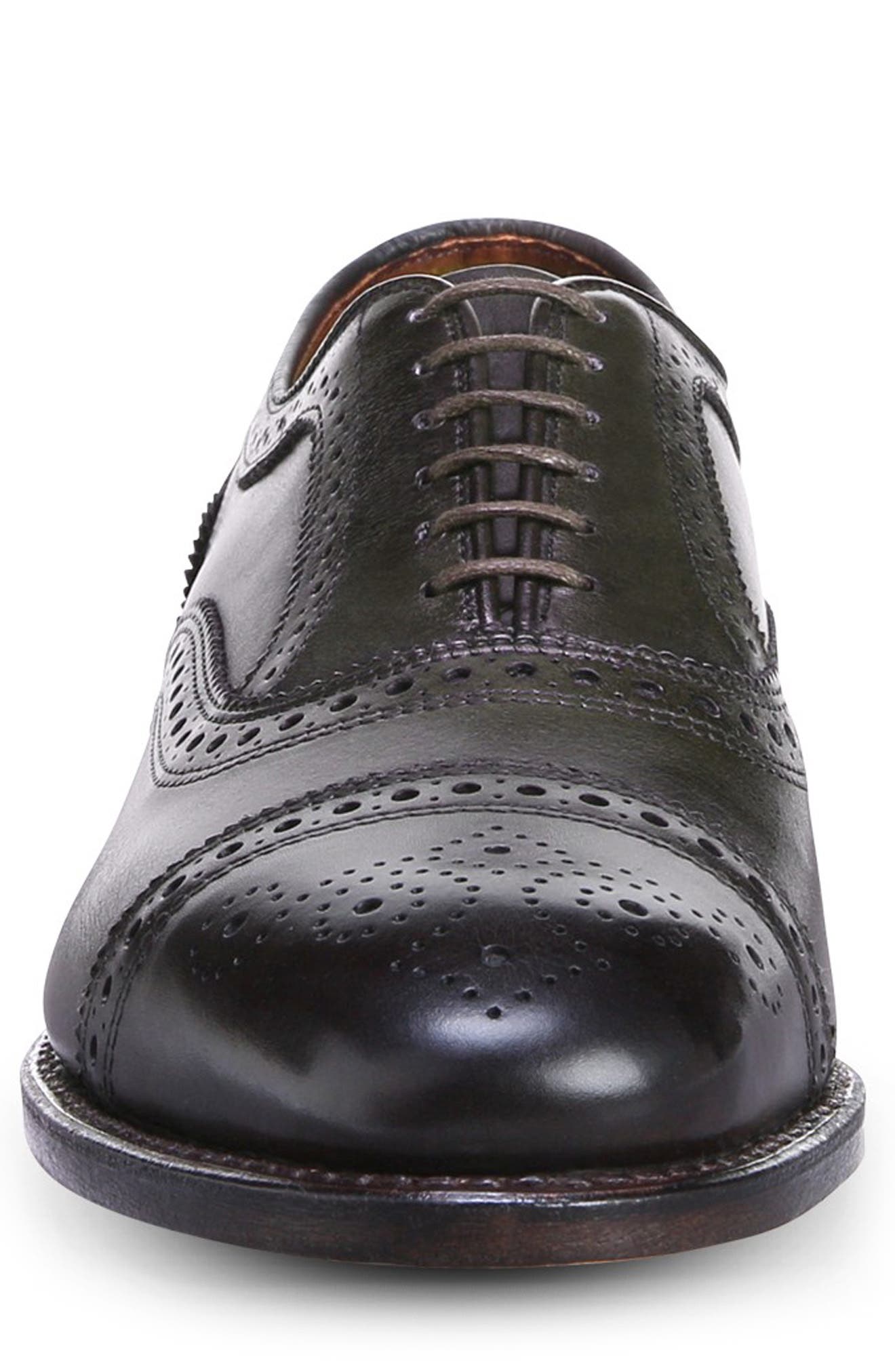Strand Cap Toe Oxford, Alternate, color, OLIVE