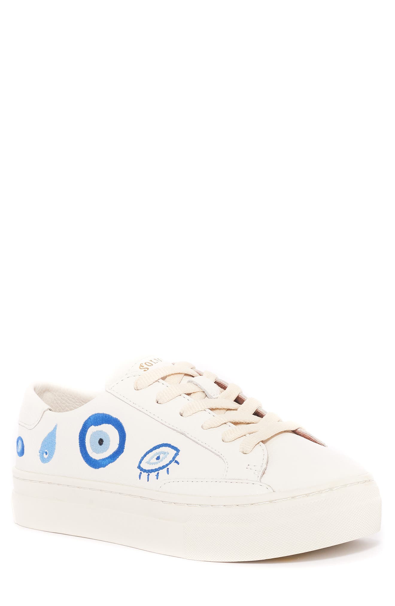 Soludos Evil Eye Ibiza Sneaker, Main, color, 
