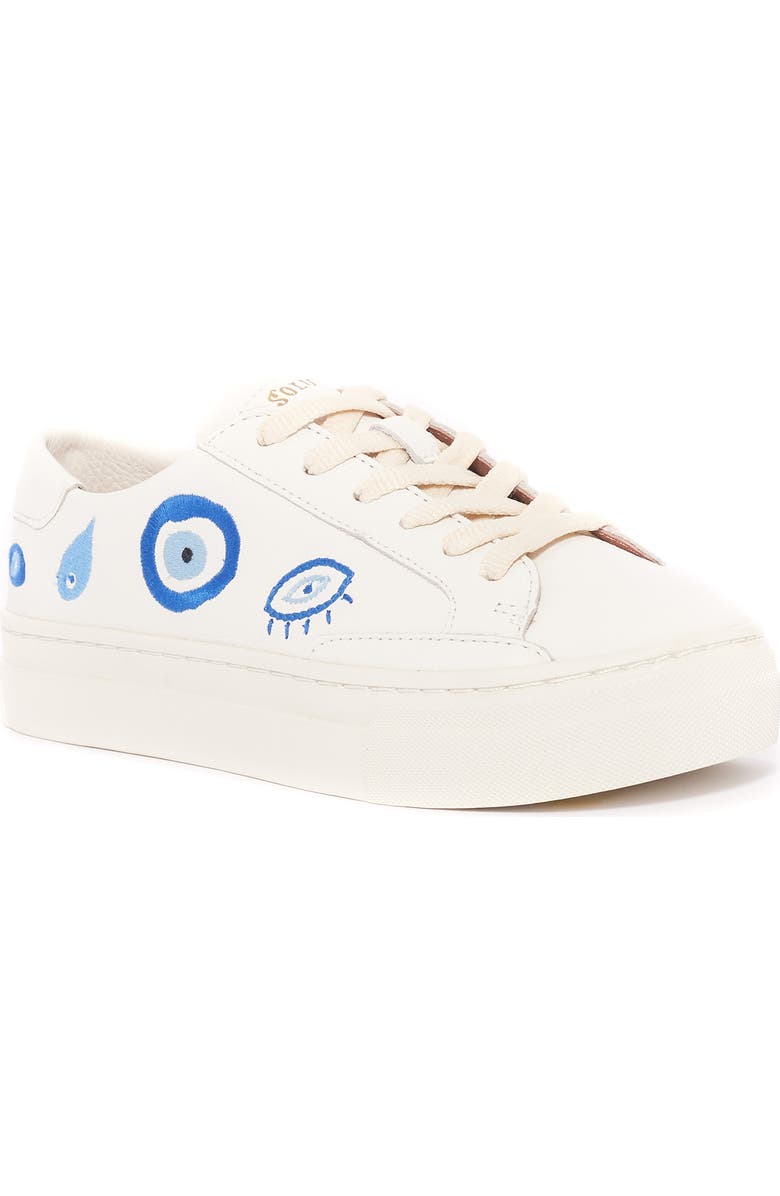 Soludos Evil Eye Ibiza Sneaker, Main, color,