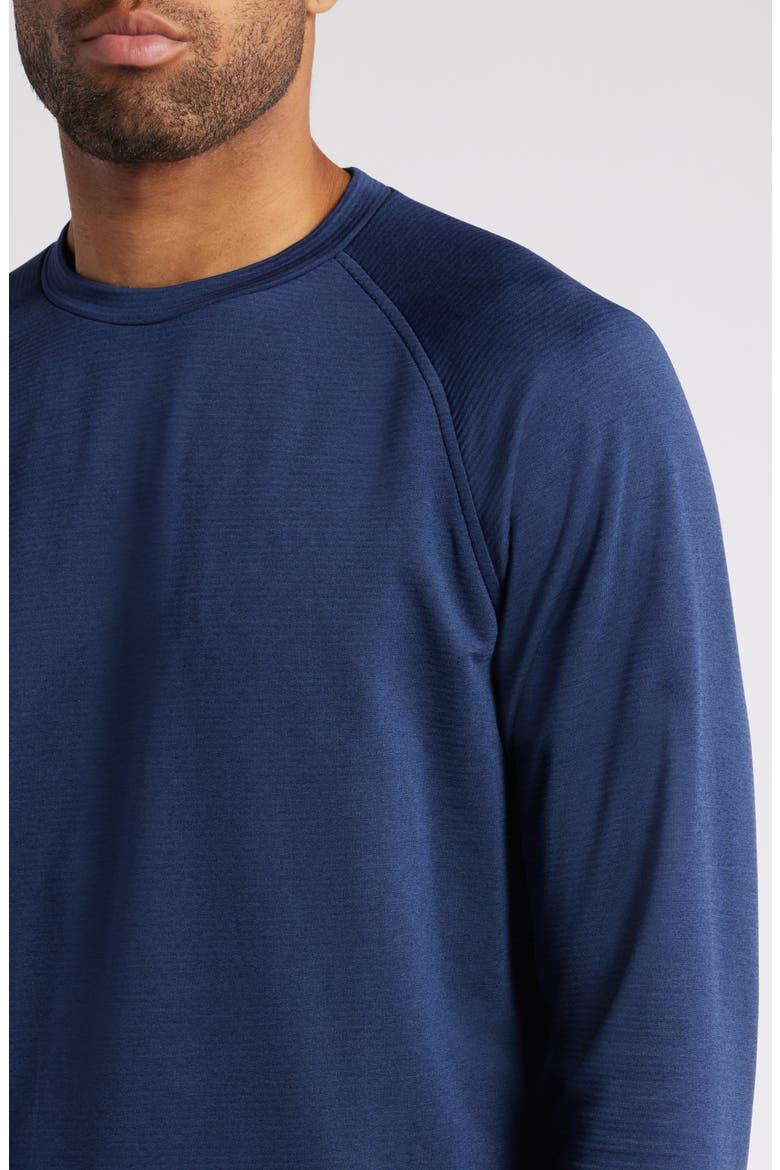 Beaumont Performance Crewneck Top, Alternate, color, NAVY
