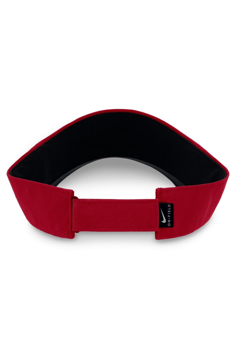 Nike Men's Nike Crimson Alabama Crimson Tide On-Field Ace Performance Adjustable Visor, Alternate, color, 