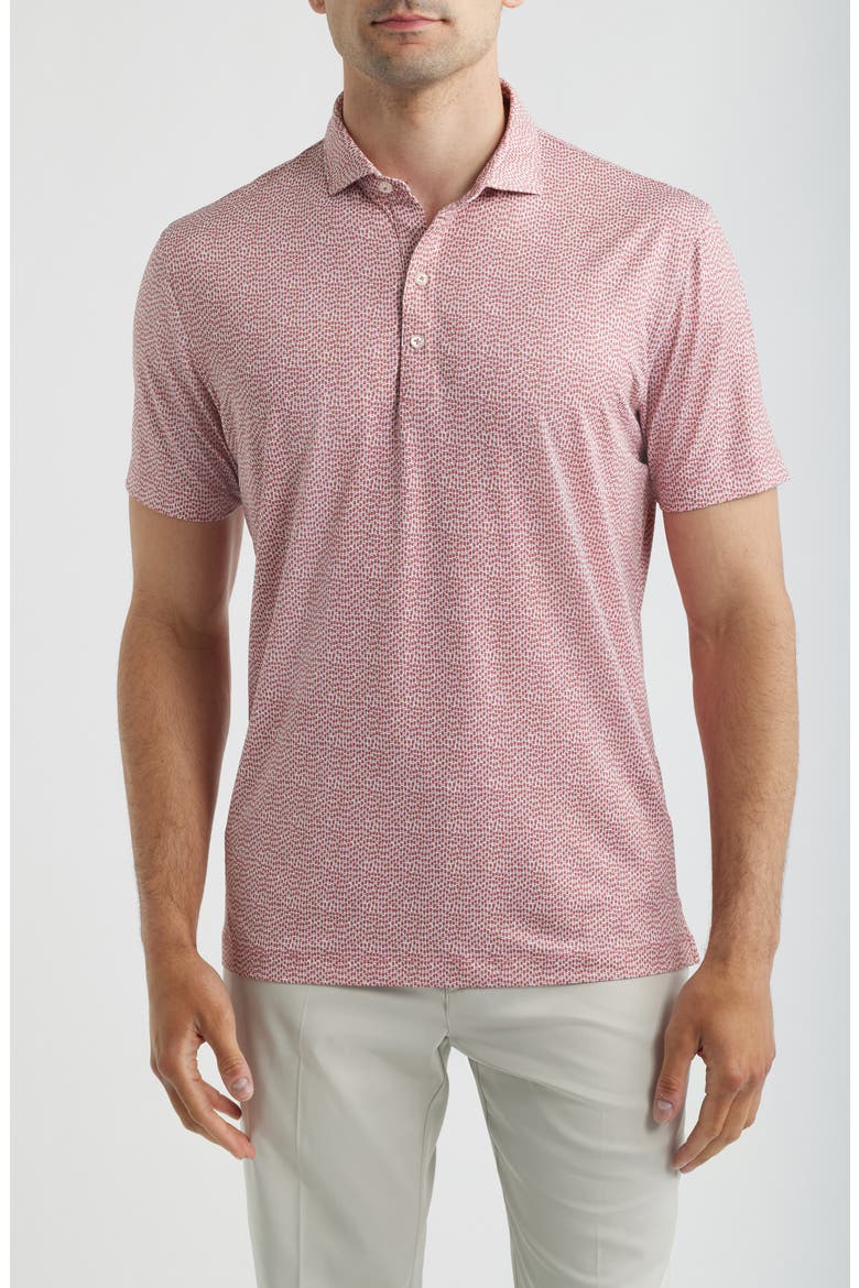 Bloody Mary Performance Jersey Polo, Main, color, RACING RED