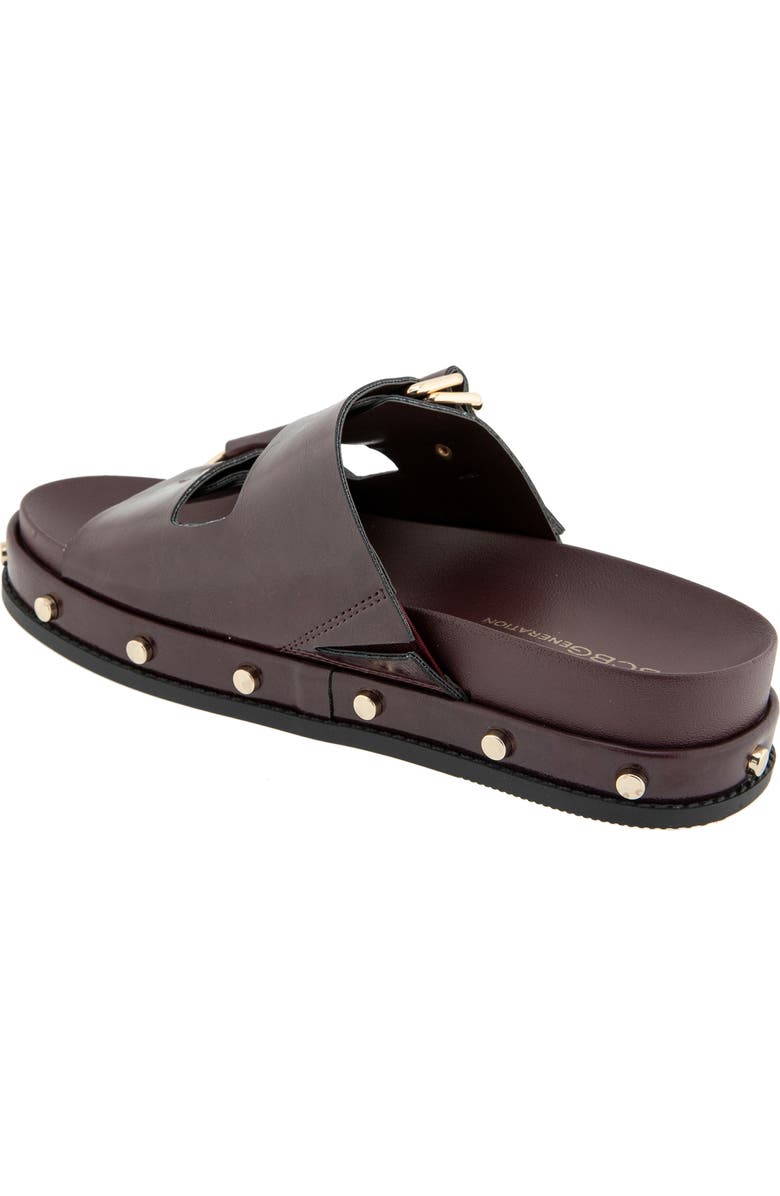 BCBGeneration Bamba Slide Sandal, Alternate, color, Dark Cherry