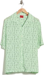 HUGO Espino Slim Fit Camp Shirt