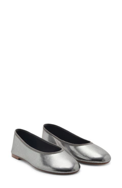 Metallic Ballet Flat (Women)