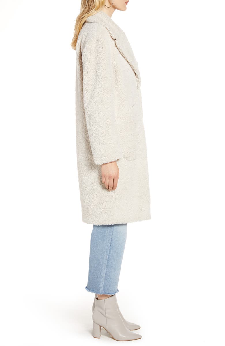 Halogen<sup>®</sup> Patch Pocket Teddy Coat, Alternate, color,