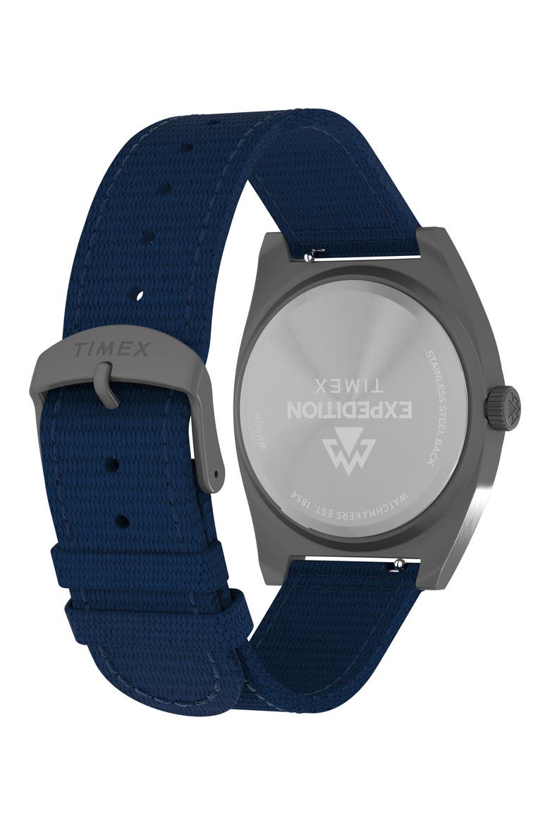 Expedition® Capstone Silicone Strap Watch, 39mm, Alternate, color, BLUE
