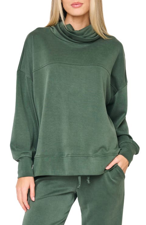 Cowl Neck Sweatshirt