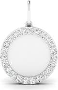 Everlee Diamond Medallion Lab Diamond Charm in 14K