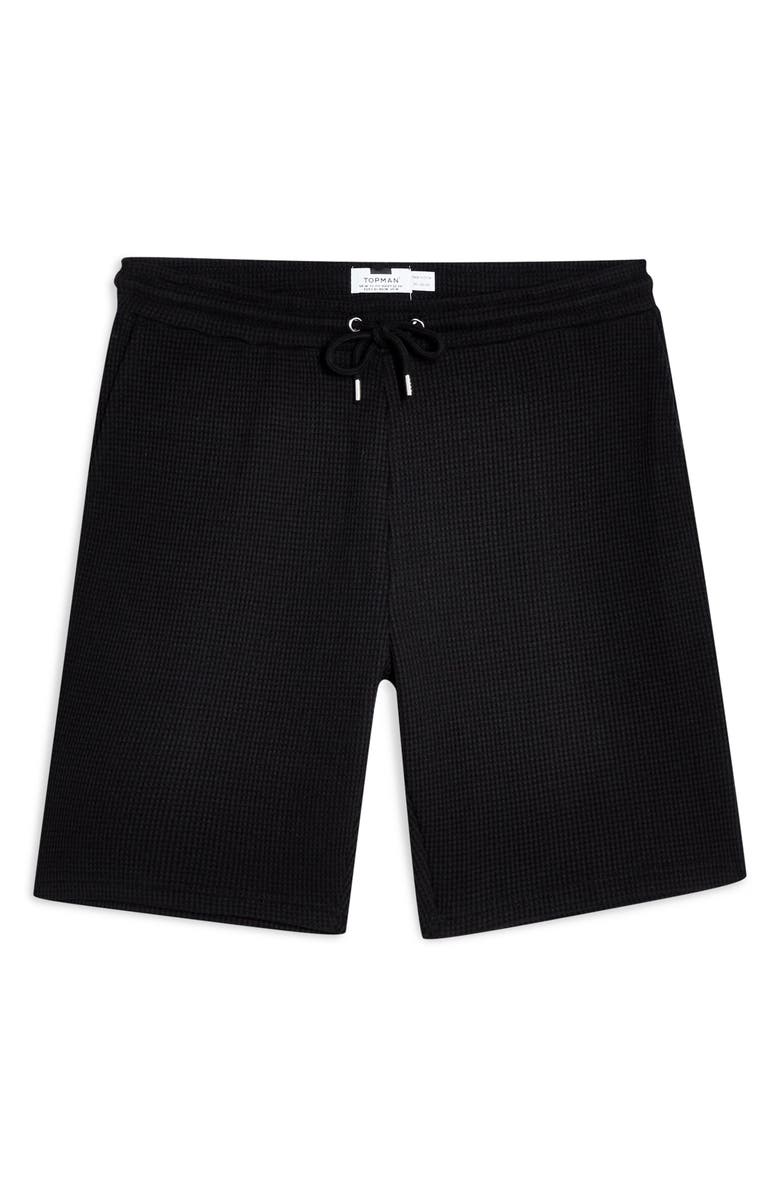 Topman Classic Fit Waffle Knit Shorts, Alternate, color, 