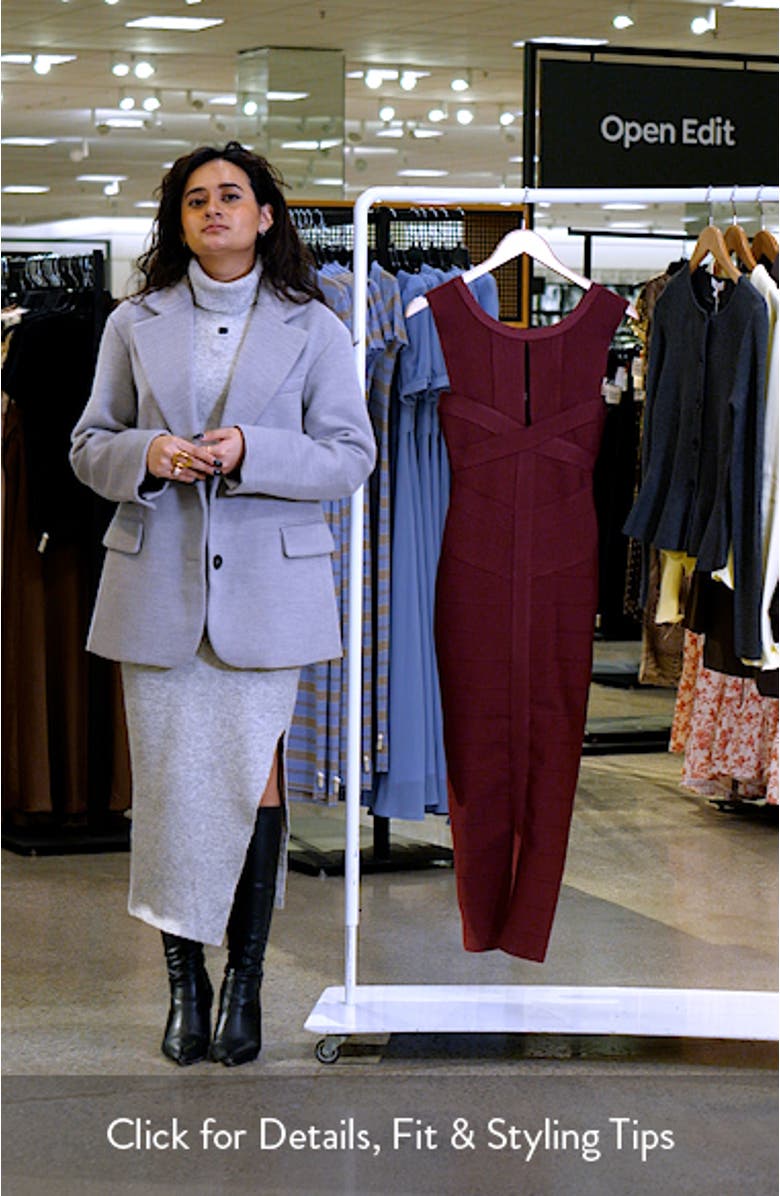 Josiah Keyhole Body-Con Midi Dress, sales video thumbnail