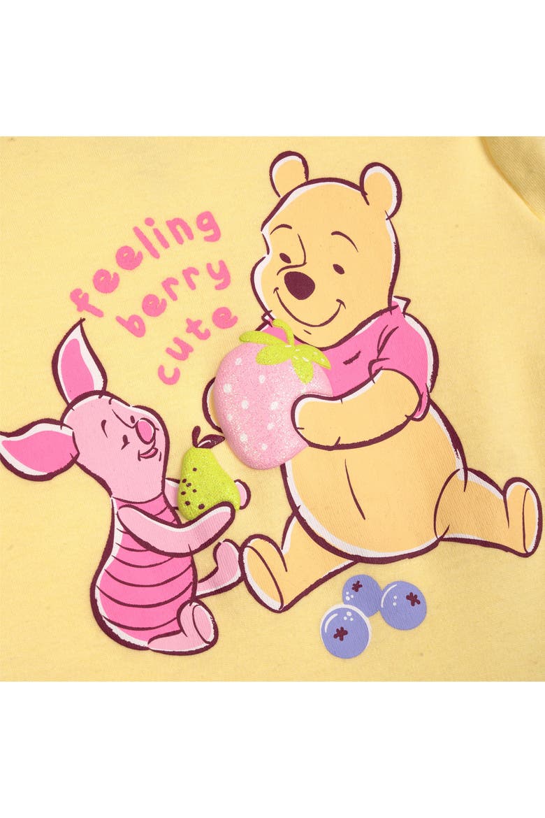 Winnie the Pooh 2-Piece T-Shirt and Shorts Set, Alternate, color, Pooh Piglet Yellow