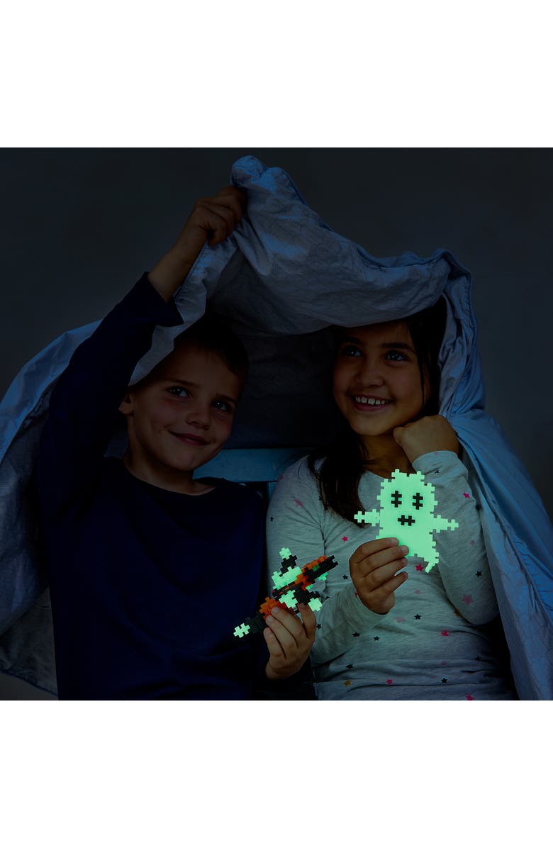 Plus-Plus USA 240-Piece Glow Block Set, Alternate, color, Multi Colored