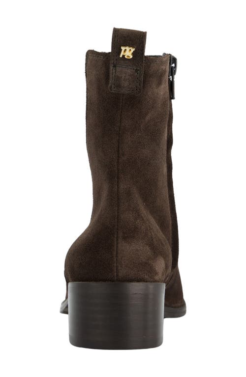 Paul Green Celina Pointed Toe Bootie In Brown