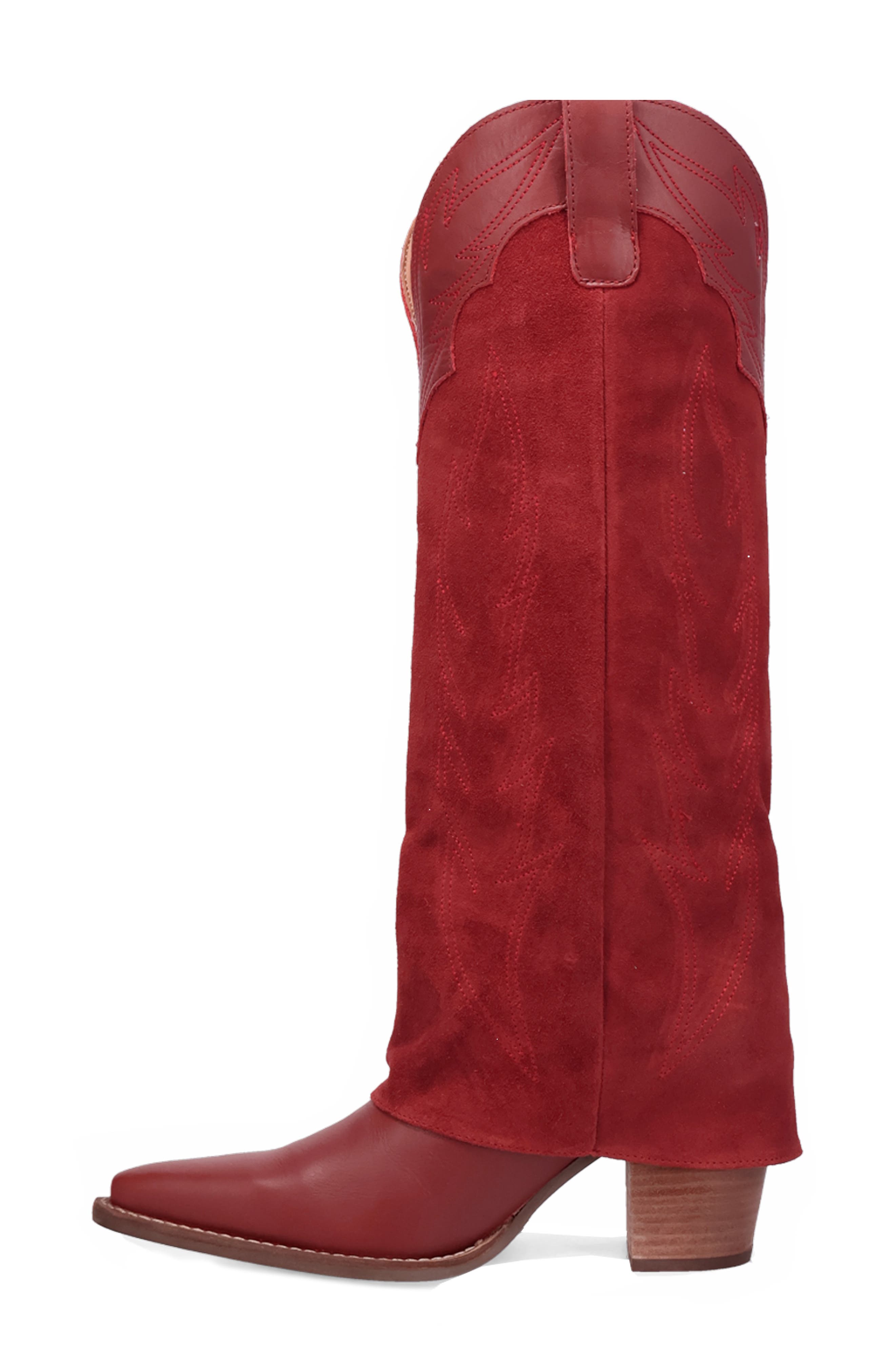 Wild Fire Western Boot, Alternate, color, RED