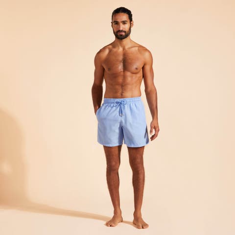 Men's Solid Swim Trunks