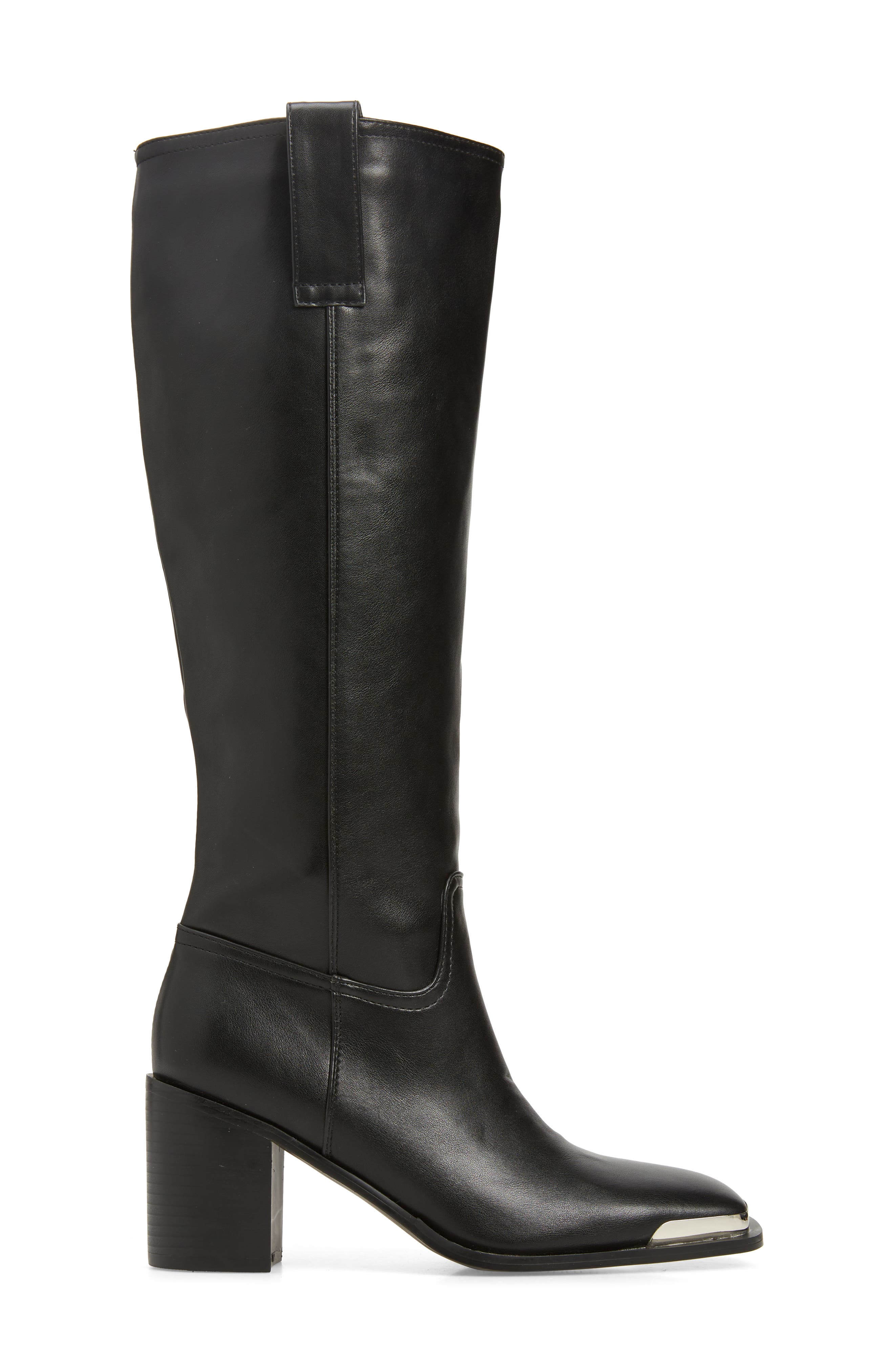 AZALEA WANG Kolson Water Resistant Boot, Alternate, color, Black