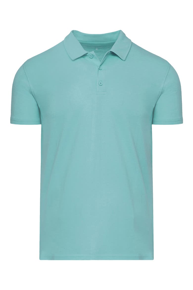 Polo, Alternate, color, DARK HEATHER OCEAN