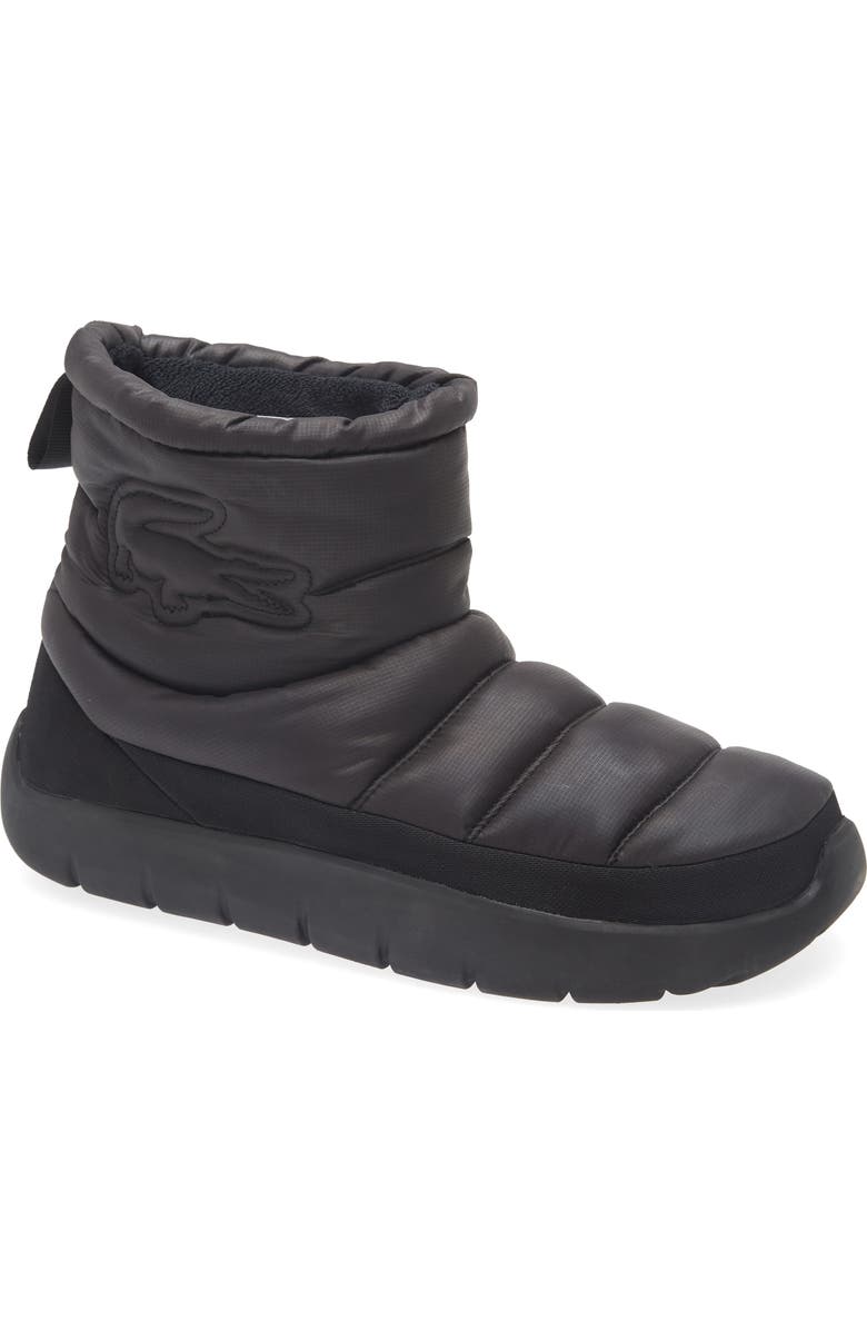 Lacoste Serve Slipper, Main, color, Black/ Black