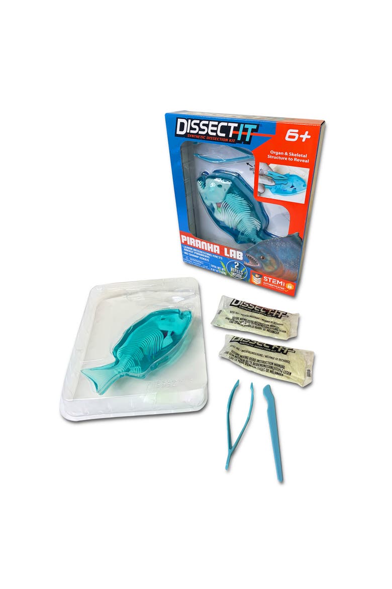Top Secret Toys Dissectit Piranha Lab, Science Kis & Toys, Ages 6+, Alternate, color, Multicolored