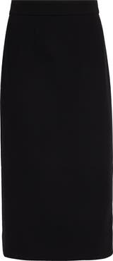 Dolce&Gabbana Virgin Wool Midi Pencil Skirt