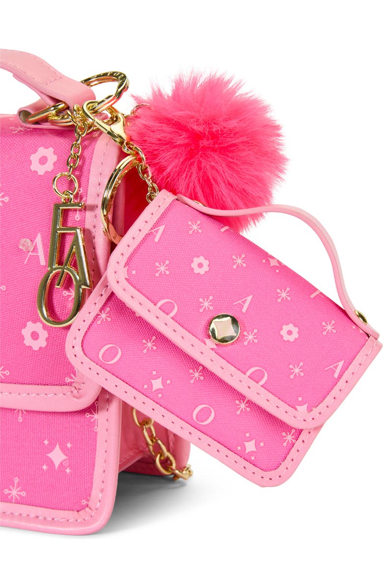 FAO Schwarz Mini Flap Handbag, Alternate, color, Medium Pink