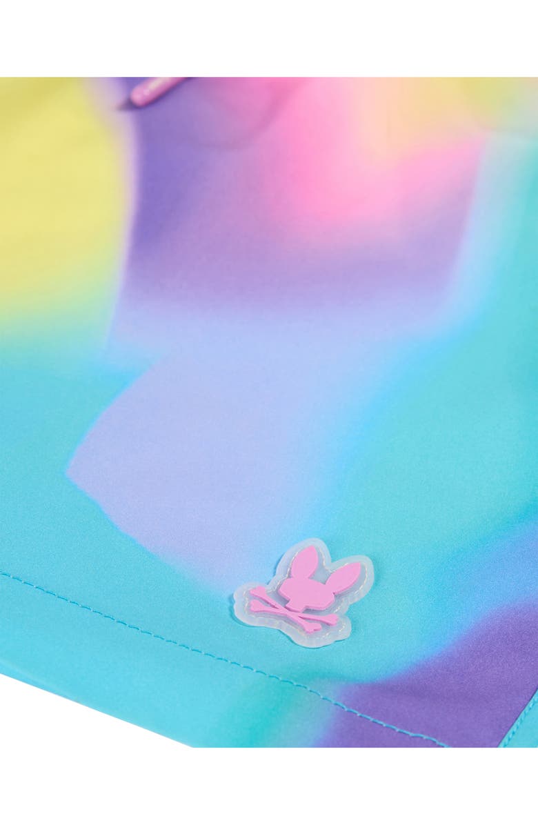 Psycho Bunny Kids' Tyler Print Swim Trunks, Alternate, color,