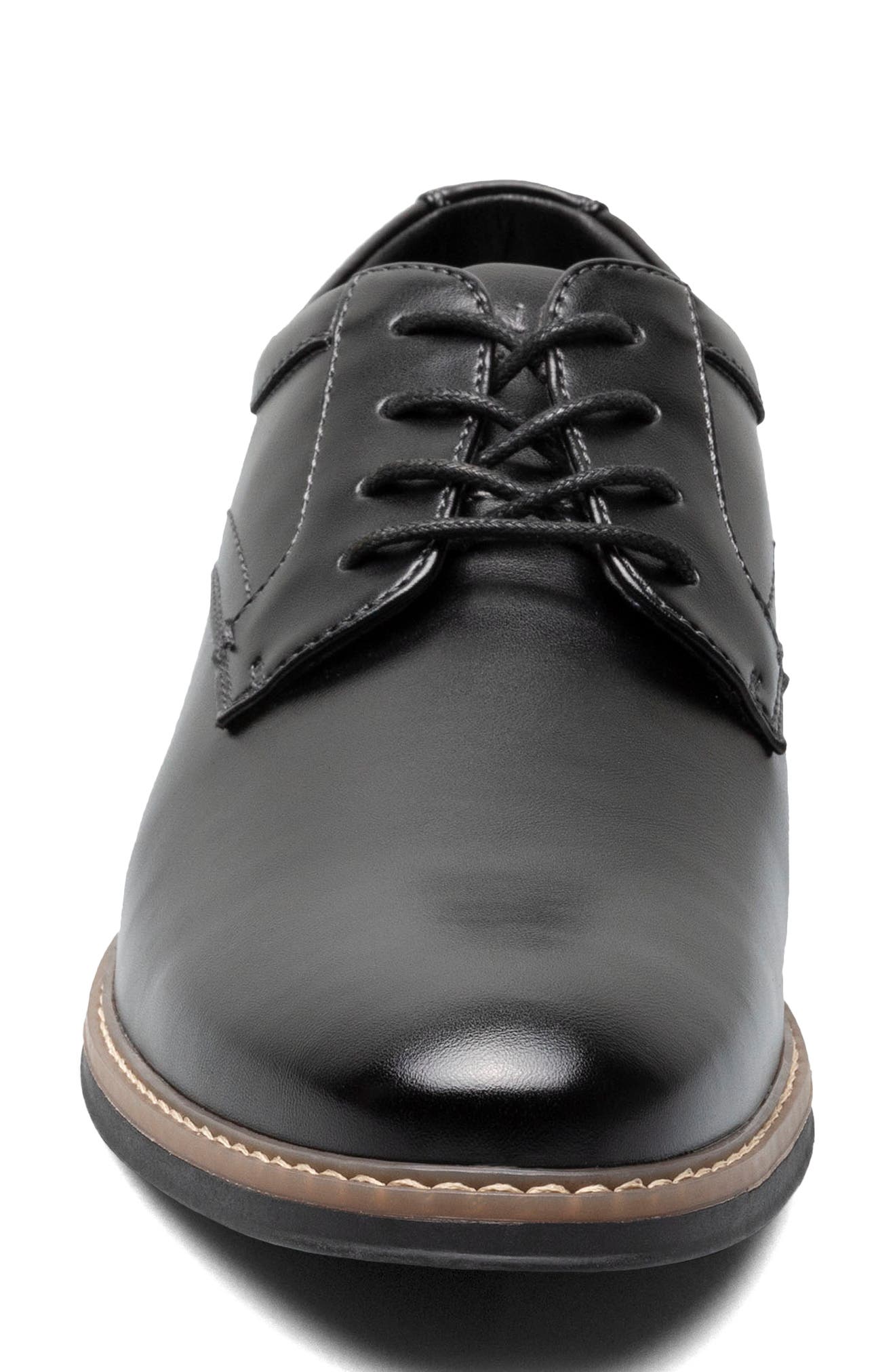 NUNN BUSH Carmelo Plain Toe Derby - Wide Width Available, Alternate, color, Black