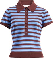 Reformation Bentley Crop Polo Sweater