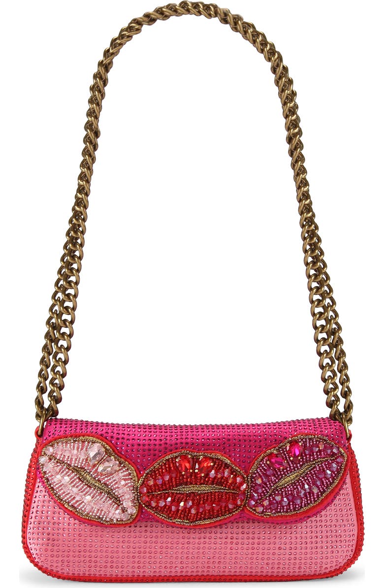Kurt Geiger London Pickle Kiss Shoulder Bag, Main, color, Open Pink