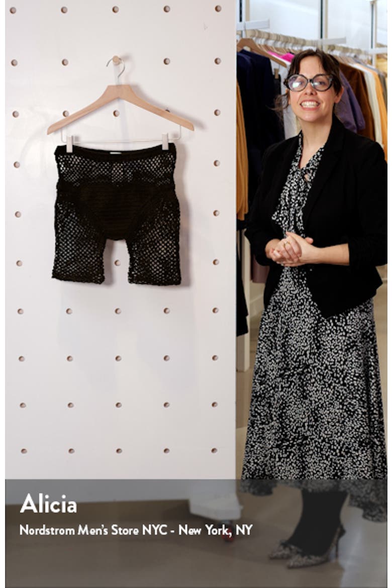 Sheer Knit Shorts video