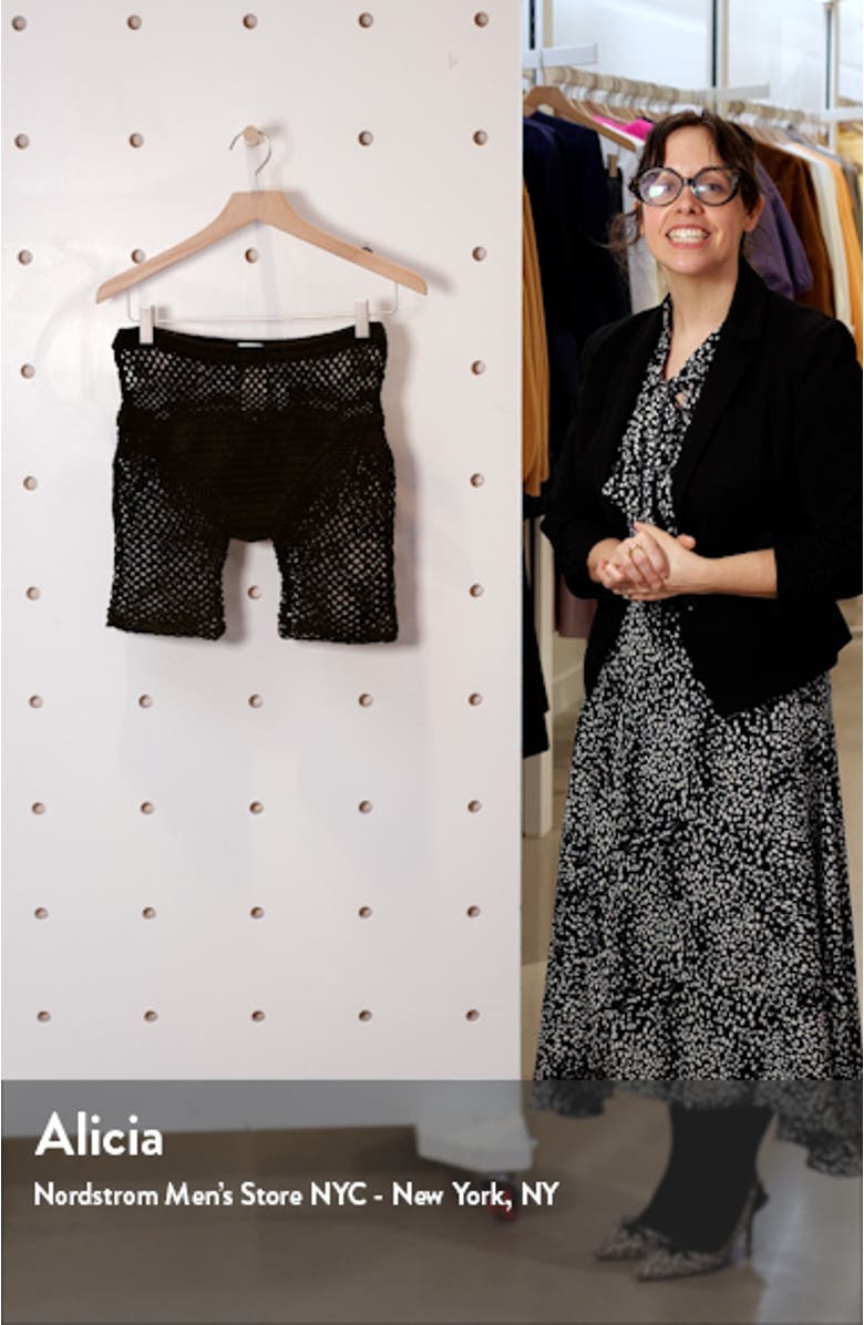 Sheer Knit Shorts, sales video thumbnail