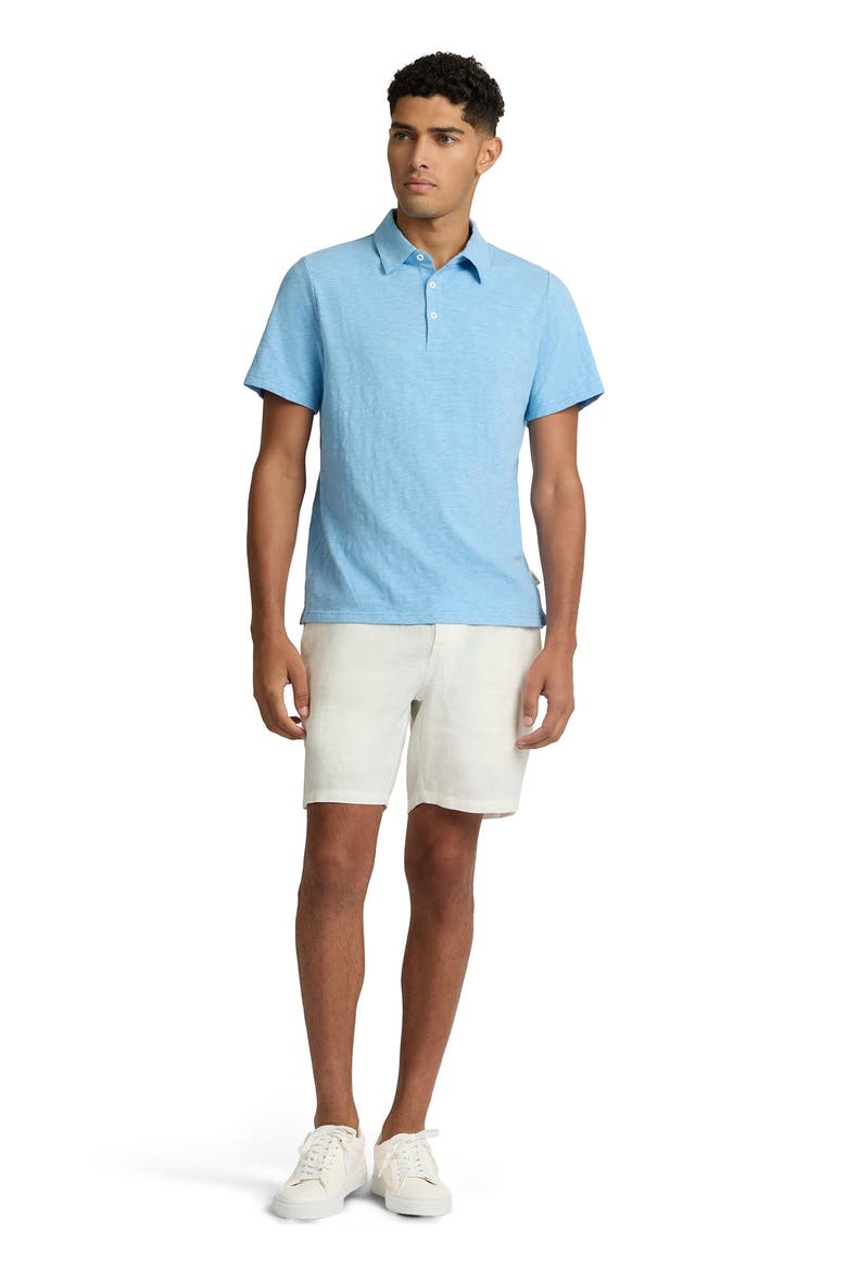 Heavyweight Slub Polo, Main, color, SEAPORT