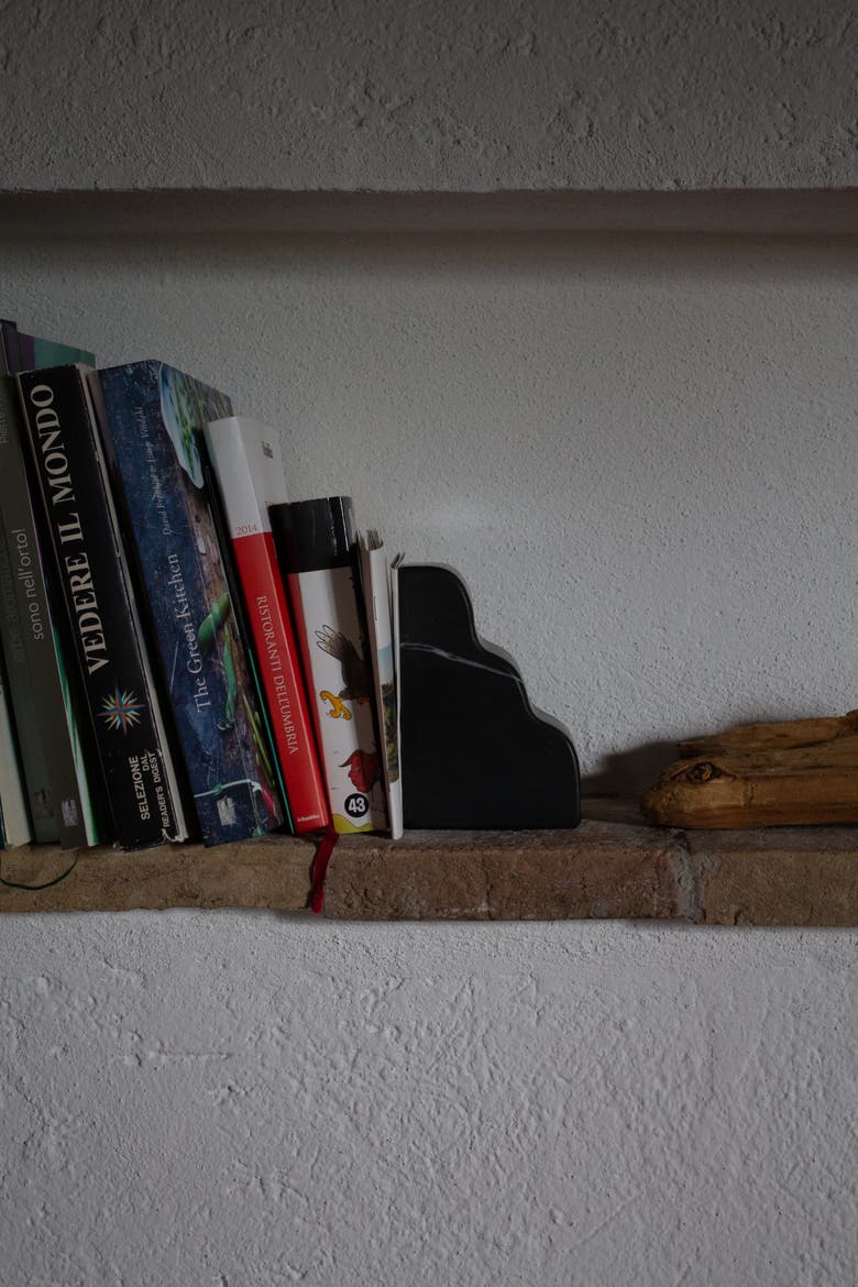 Cloud Bookend, Alternate, color, Black