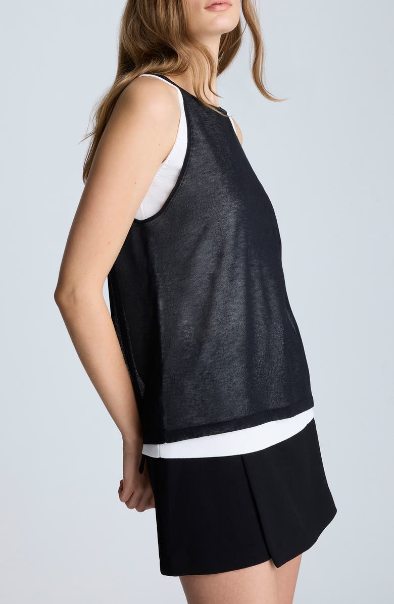 Kenneth Cole Sheer Layer Tank, Alternate, color,