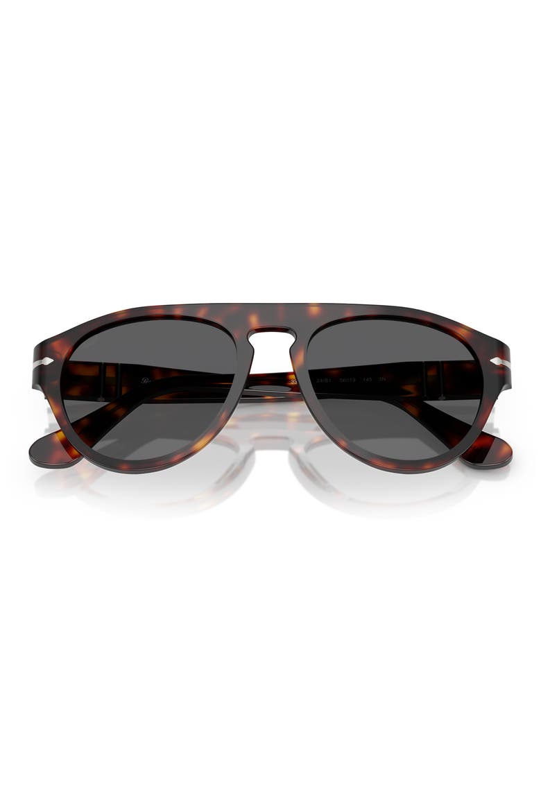 56mm Pilot Sunglasses, Alternate, color, HAVANA / DARK GREY