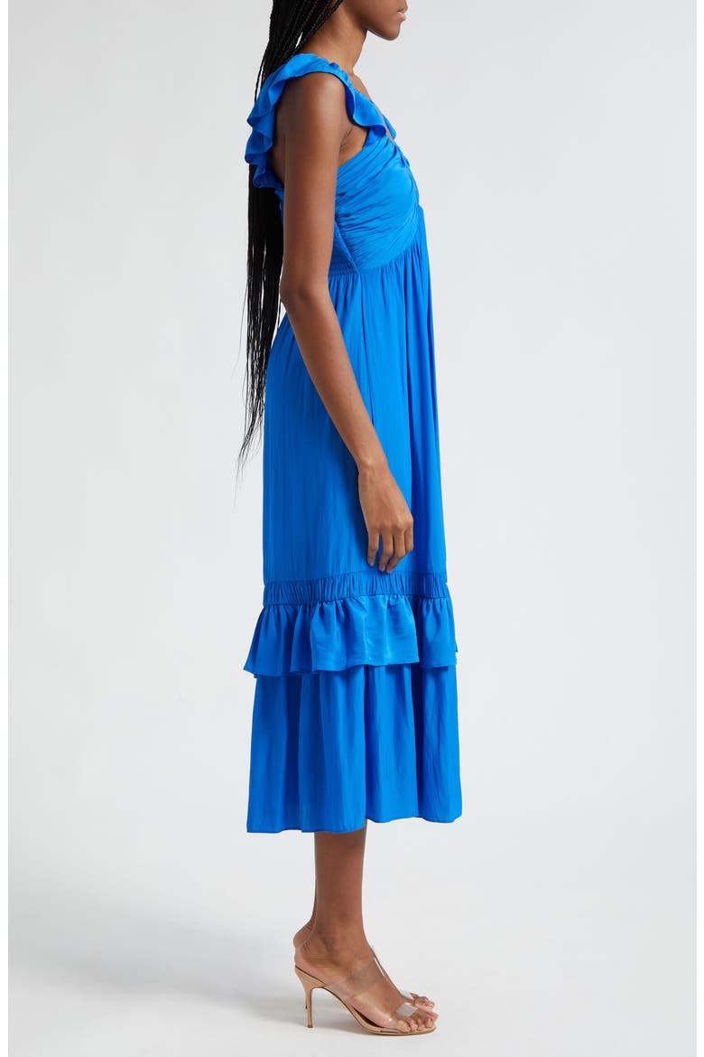 Nelly Tiered Hem Dress, Alternate, color, MARRAKECH BLUE
