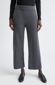 Lafayette 148 New York Rib Cashmere Blend Ankle Pants