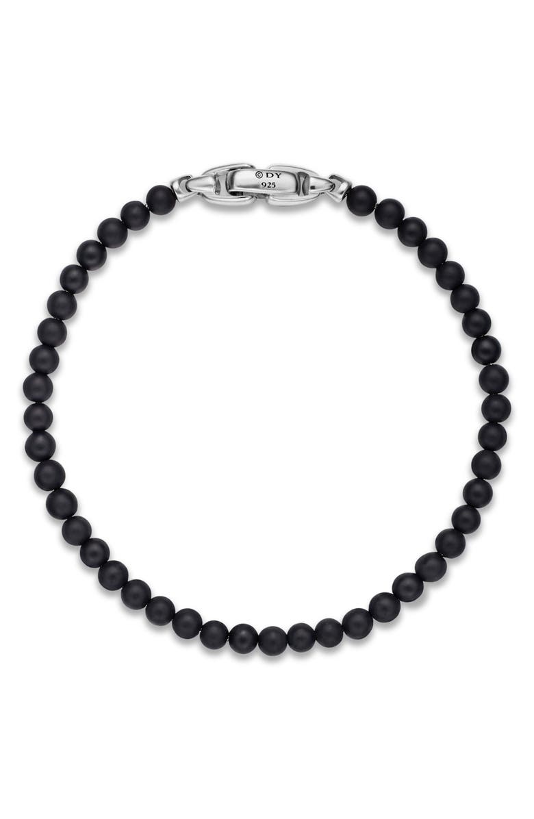 David Yurman Men's Spiritual Beads Bracelet, Alternate, color, Black Onyx