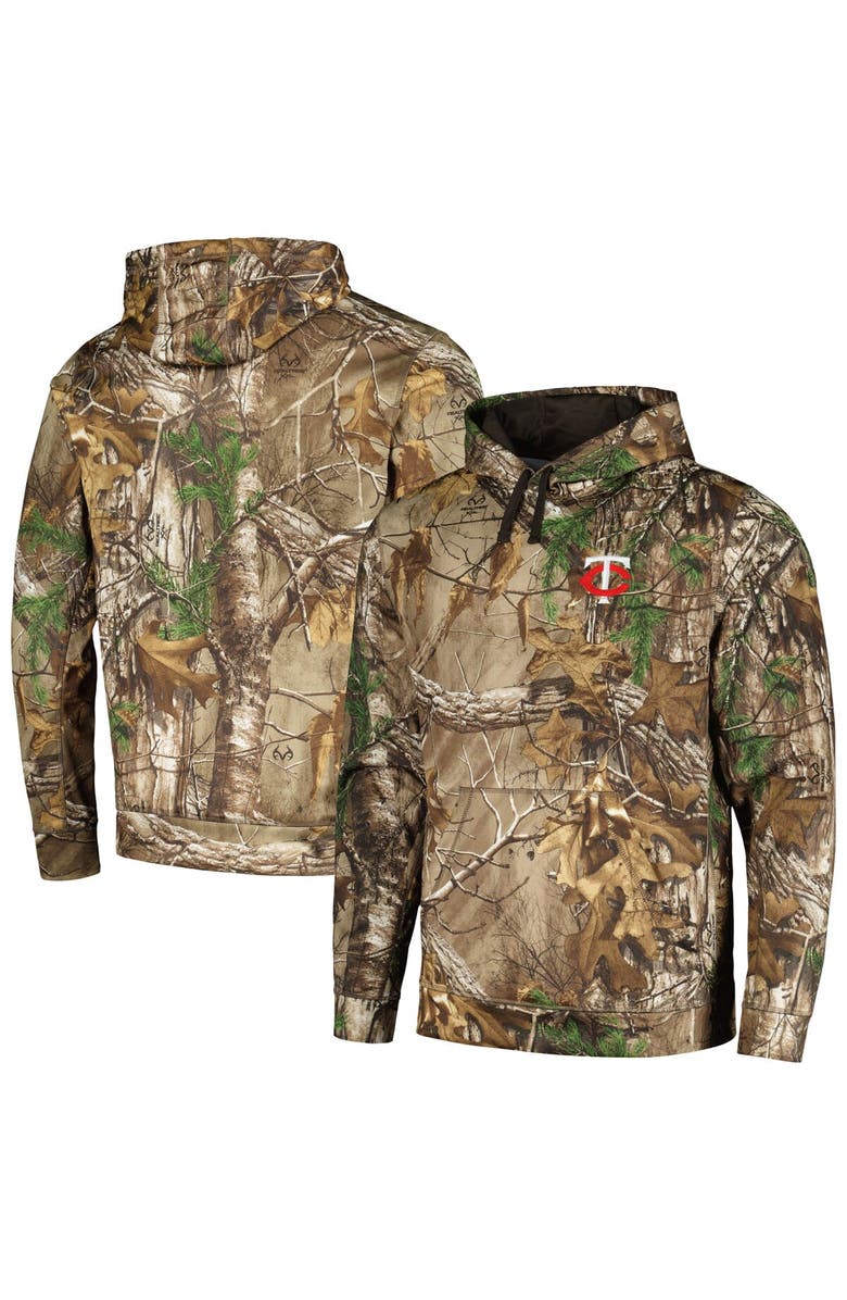 DUNBROOKE Men's Dunbrooke Camo Minnesota Twins Champion Realtree Pullover Hoodie, Main, color, Camo