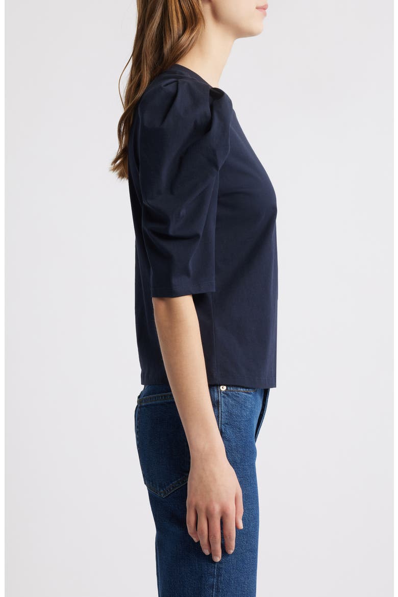 ★acka★ drape puff sleeve tops The Drape Puff Sleeve Organic Cotton Top (Women) | Nordstrom