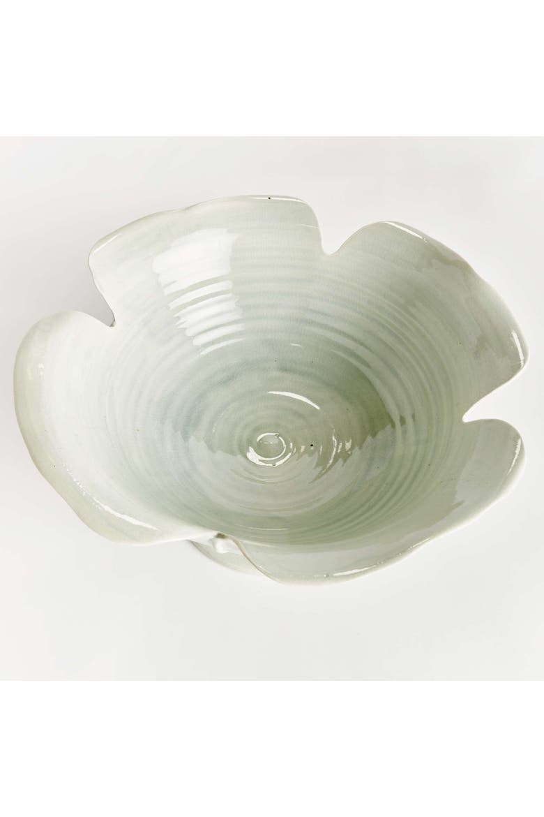 Petalo Footed Bowl, Alternate, color, Green