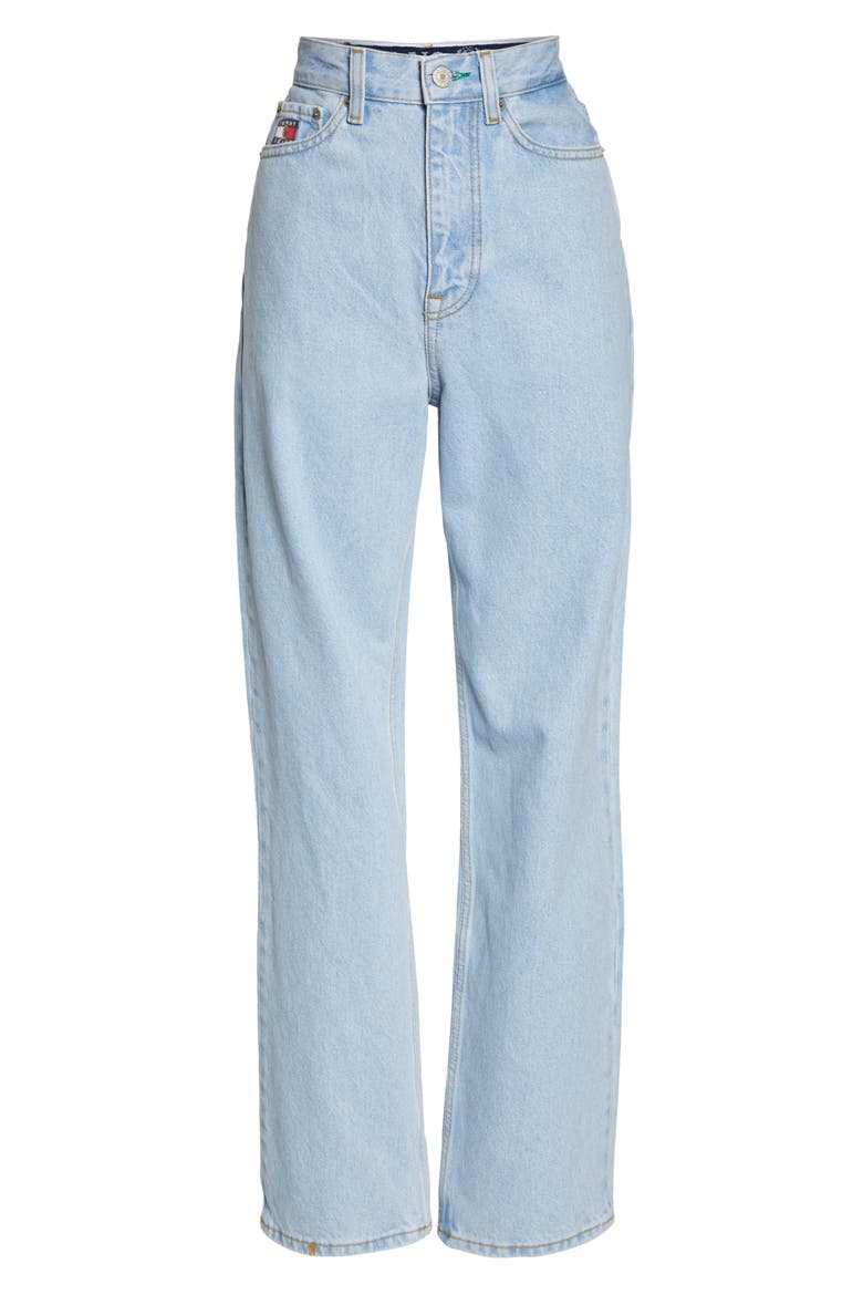 Crest Capsule Mom Jeans, Alternate, color, LIGHT BLUE DENIM