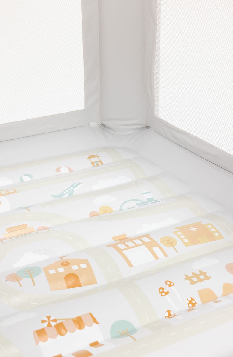 PLAYSMOL Mini City Bounce House, Alternate, color, White