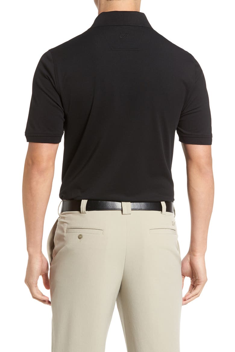 Advantage Tri-Blend Piqué Polo, Alternate, color, BLACK