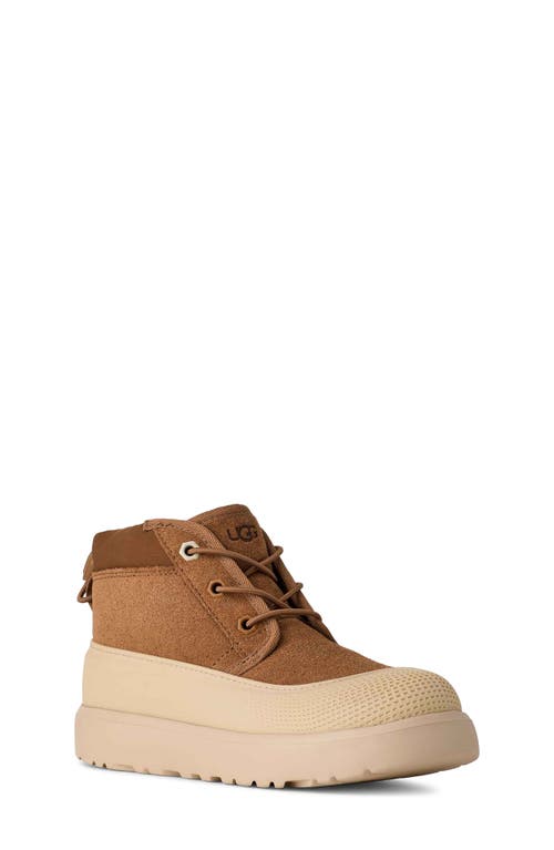 Ugg(r) Kids' Neumel Waterproof Hybrid Boot In Brown