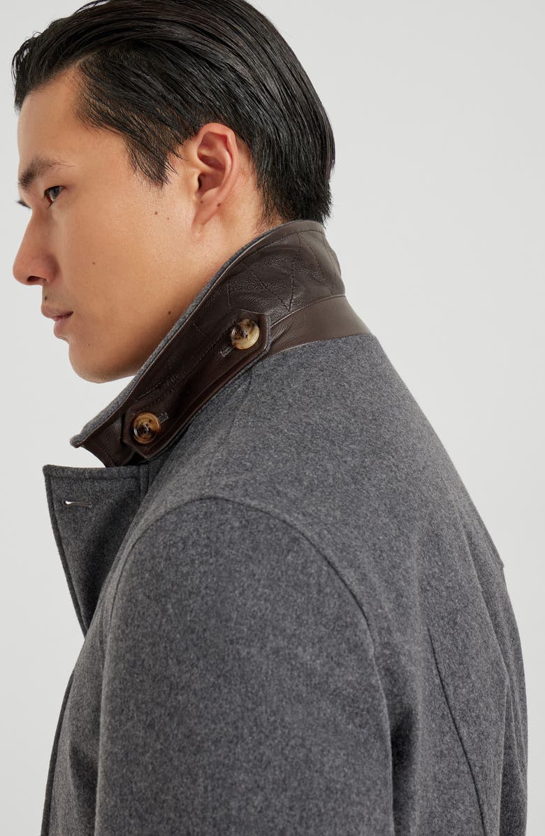 Brunello Cucinelli Safari jacket with padding, Alternate, color, Anthracite